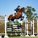 Ashlee Bond and Wistful on Course at Blenheim.