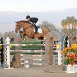 Ashlee Bond and Cadett 7 clear a massive oxer.